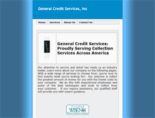 Tablet Screenshot of generalcredit.net